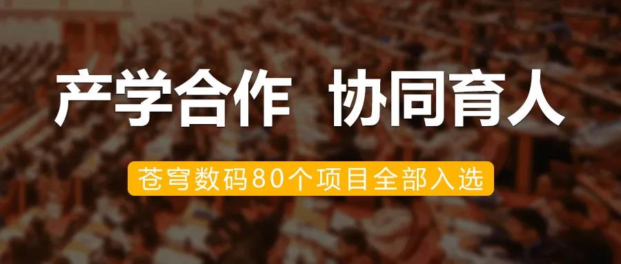 升級！蒼穹數(shù)碼入選教育部2020年第二批產(chǎn)學(xué)合作協(xié)同育人項(xiàng)目